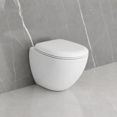 Geberit Easy wc a terra con copriwater avvolgente 42340 - bianco lucido