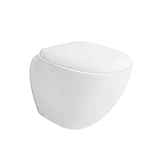 Geberit Easy wc a terra con copriwater avvolgente 42340 - bianco lucido