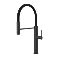 Gessi 316 Cesello semi-professional kitchen faucet with single-jet pull-out shower 60014