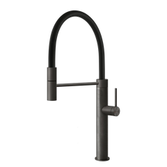 Gessi 316 Cesello semi-professional kitchen faucet with single-jet pull-out shower 60014