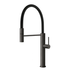 Gessi 316 Flessa semi-professional kitchen faucet with single-jet pull-out shower 60010