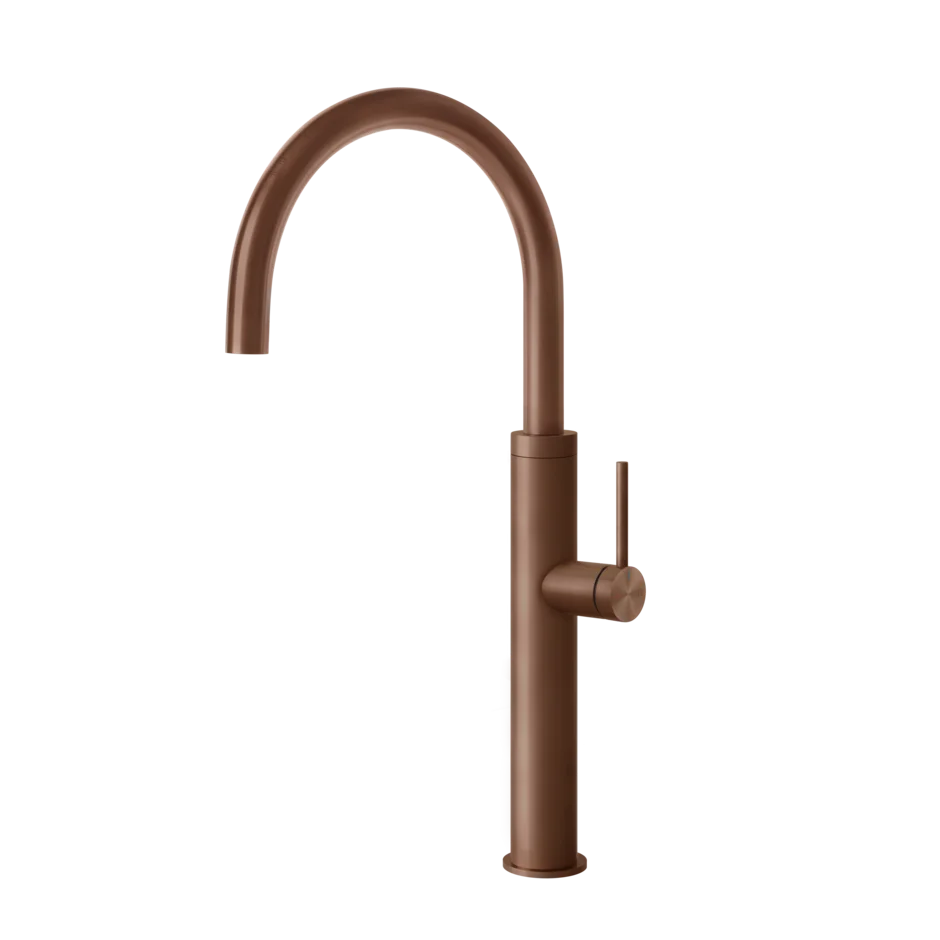 Gessi 316 Flessa kitchen faucet with swivel spout 60016