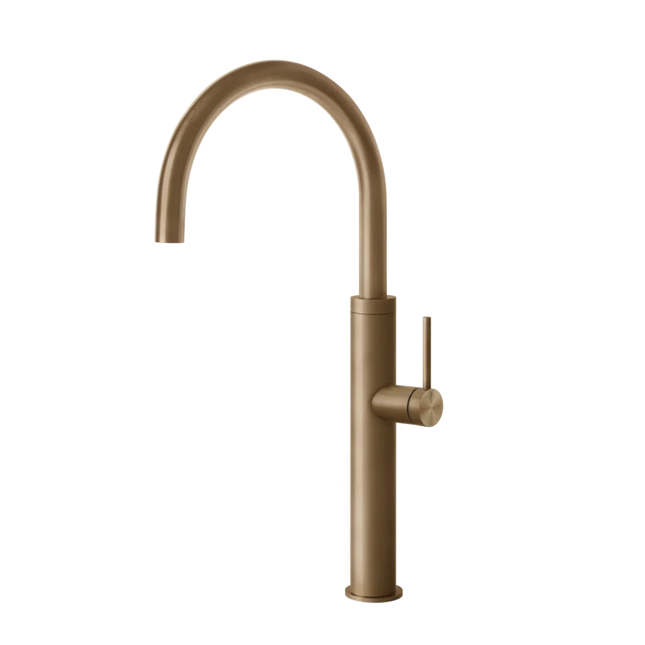 Gessi 316 Flessa kitchen faucet with swivel spout 60016