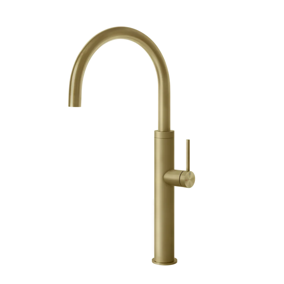 Gessi 316 Flessa kitchen faucet with swivel spout 60016