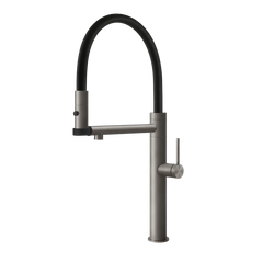 Gessi 316 Flessa rubinetto cucina semi professionale con canna girevole e doppio getto 60210