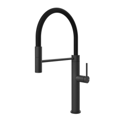 Gessi 316 Meccanica semi-professional kitchen faucet with single-jet pull-out shower 60012