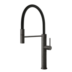 Gessi 316 Meccanica semi-professional kitchen faucet with single-jet pull-out shower 60012