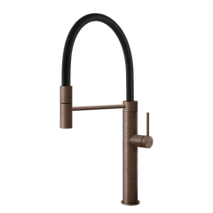 Gessi 316 Meccanica semi-professional kitchen faucet with single-jet pull-out shower 60012