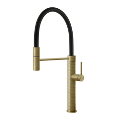 Gessi 316 Meccanica semi-professional kitchen faucet with single-jet pull-out shower 60012