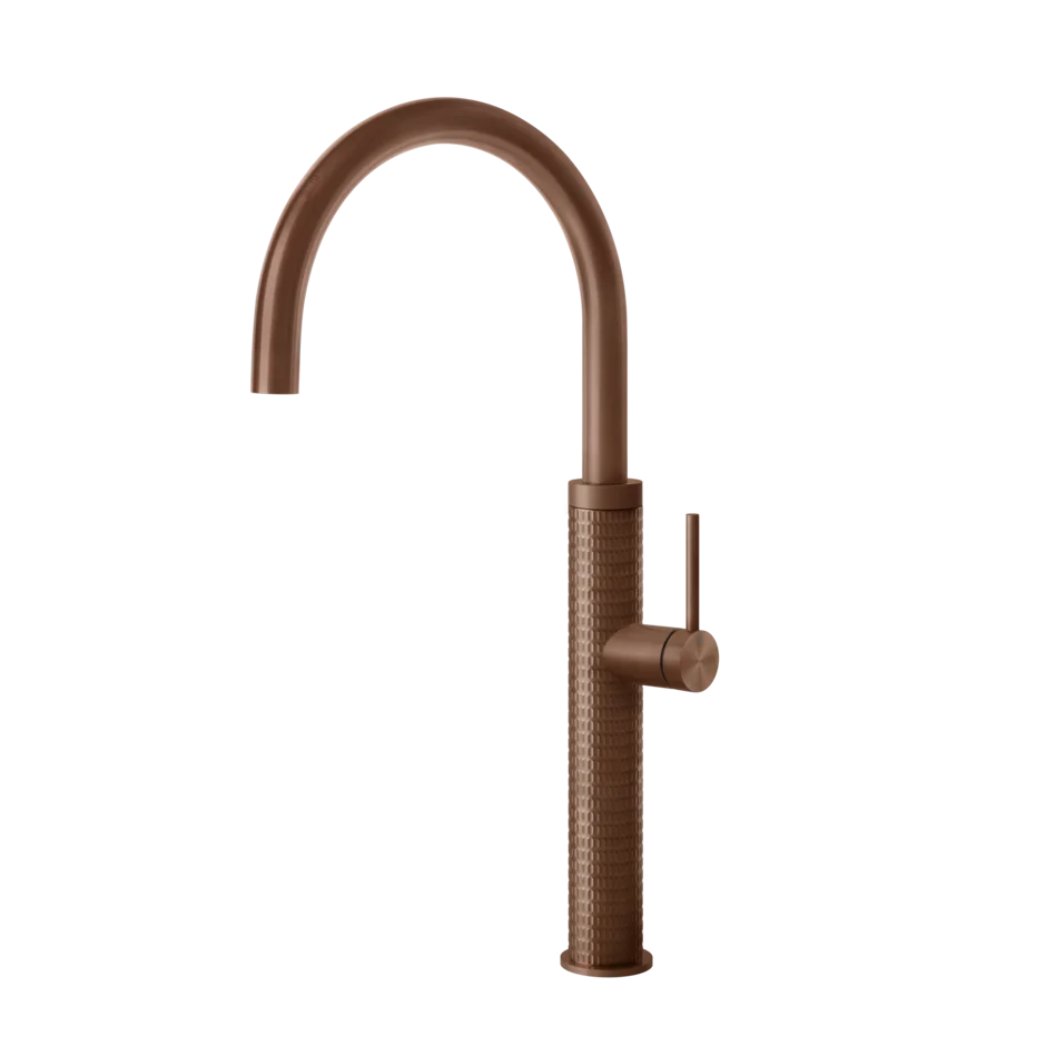 Gessi 316 Meccanica kitchen faucet with swivel spout 60018