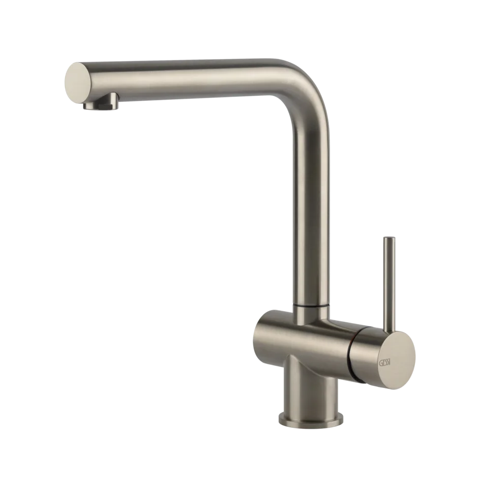 Gessi Acciaio rubinetto cucina con canna girevole 60596