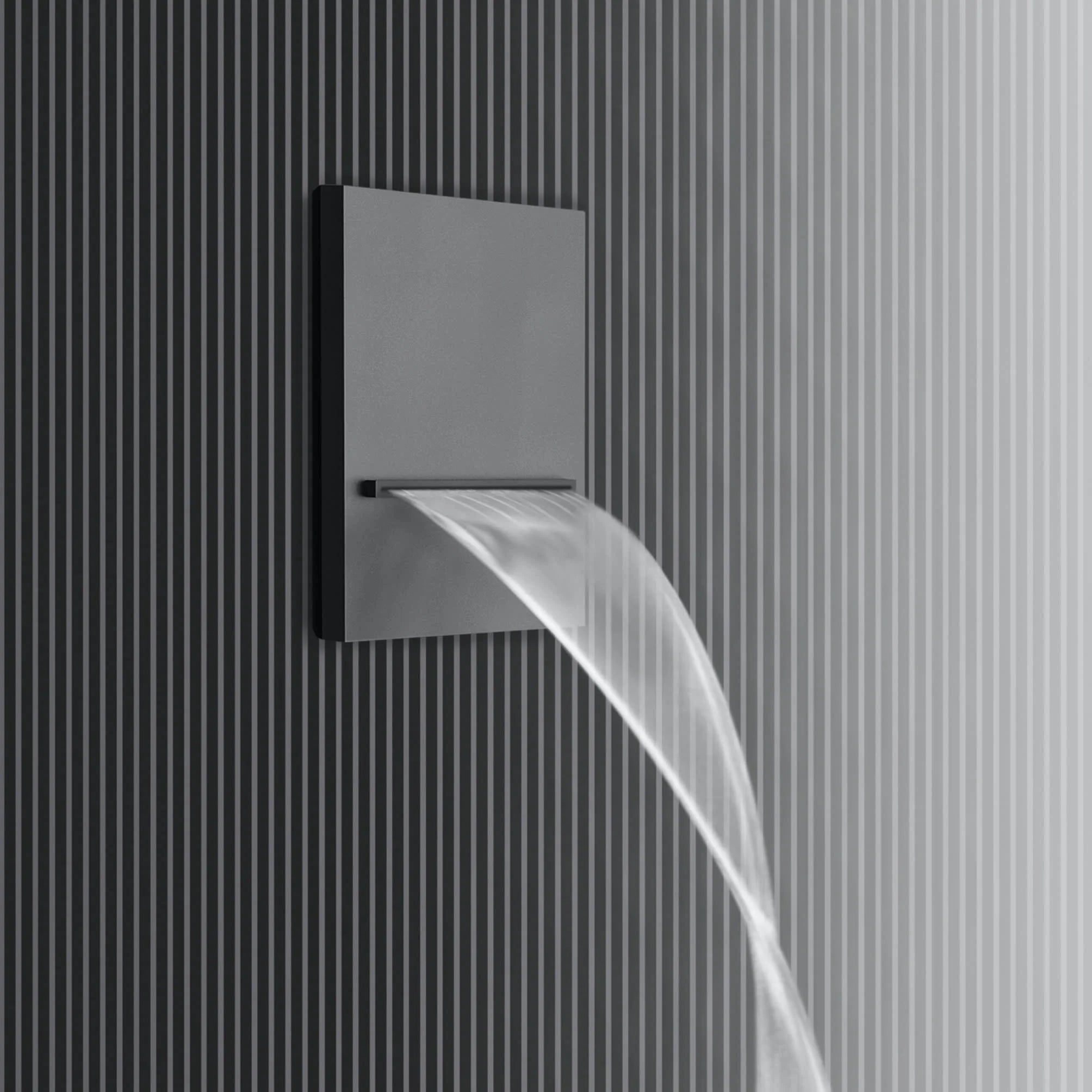 Gessi Cascata soffione doccia a cascata 20295- 707 Black Metal brushed PVD
