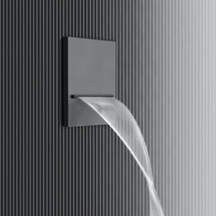 Gessi Cascata soffione doccia a cascata 20295- 707 Black Metal brushed PVD