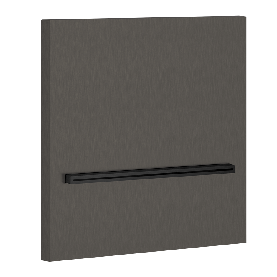 Gessi Cascata soffione doccia a cascata 20295- 707 Black Metal brushed PVD