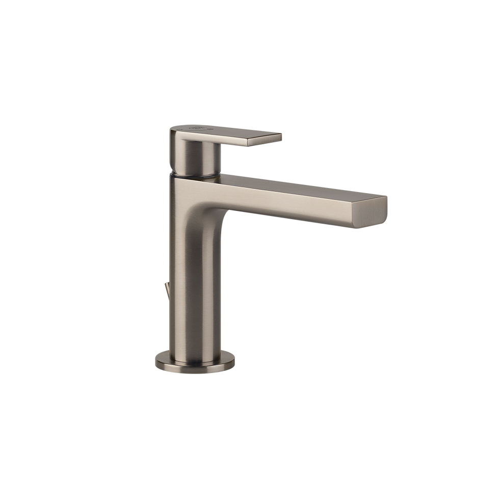Gessi Emporio Via Manzoni rubinetto lavabo con scarico 38602-149 Finox brushed nickel