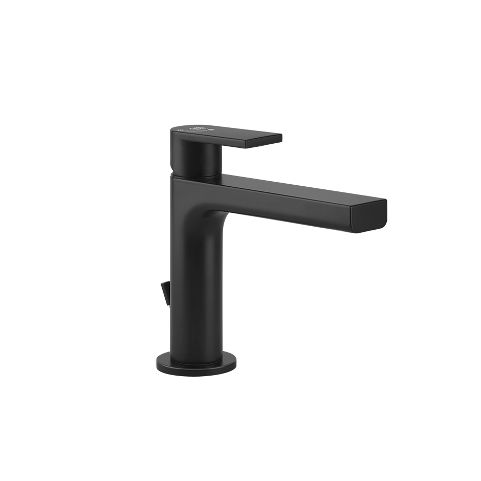 Gessi Emporio Via Manzoni rubinetto lavabo con scarico 38602- 299 matt black