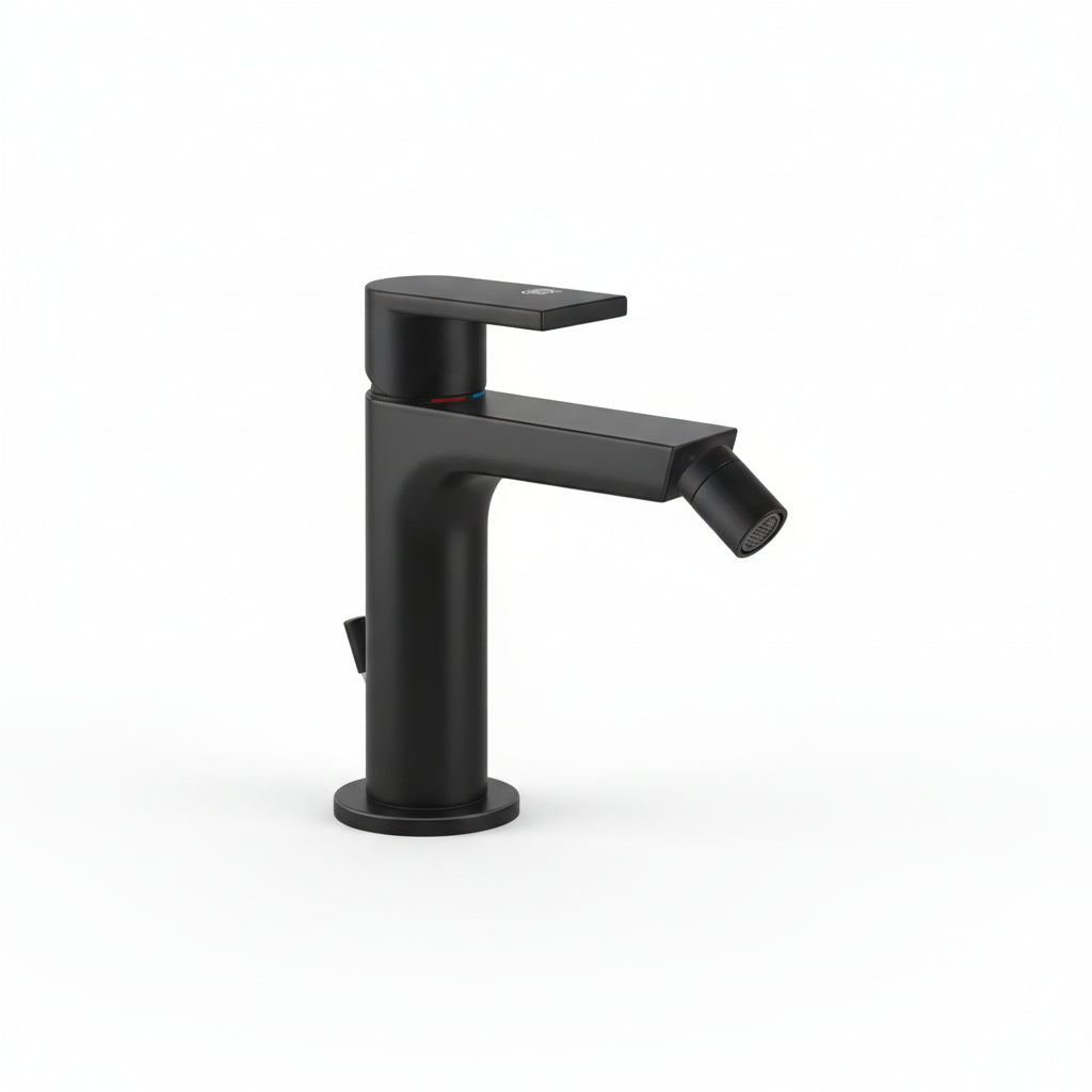 Gessi Emporio Via Manzoni rubinetto bidet con scarico 38607 - 299 Matte black