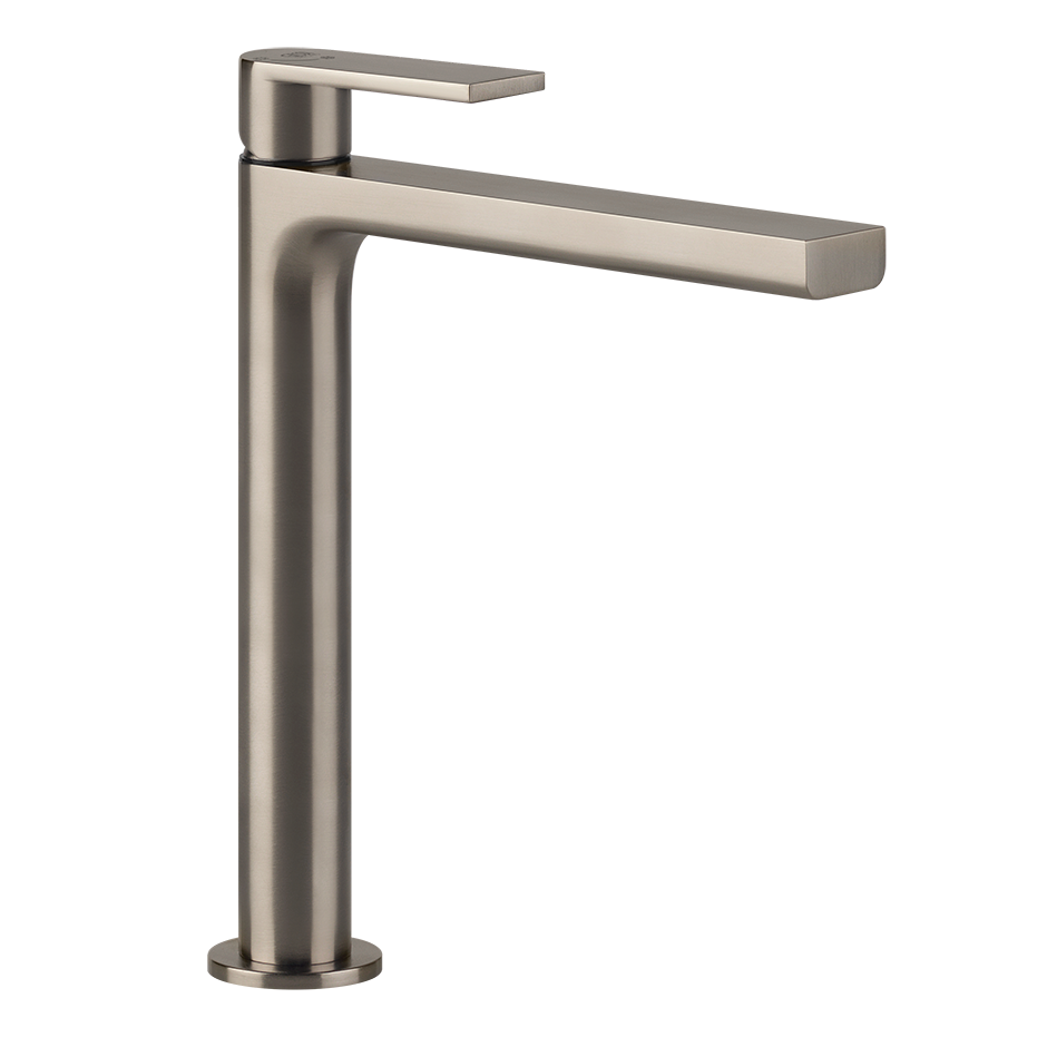 Gessi Emporio Via Manzoni rubinetto lavabo alto senza scarico 38610 - 149 Finox brushed nickel
