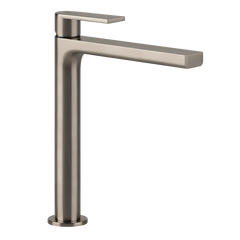 Gessi Emporio Via Manzoni rubinetto lavabo alto senza scarico 38610 - 149 Finox brushed nickel