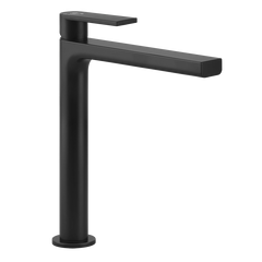 Gessi Emporio Via Manzoni rubinetto lavabo alto senza scarico 38610 - 299 matt black