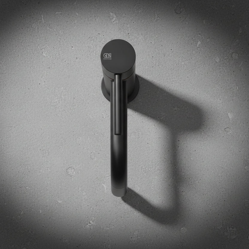 Gessi Emporio Via Tortona rubinetto lavabo senza scarico 18602- 299 Matte black