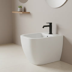Gessi Emporio Via Manzoni rubinetto bidet con scarico 38607 - 299 Matte black