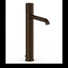 Gessi Habito Rigato rubinetto lavabo alto con scarico 70503- 845 Dark Bronze