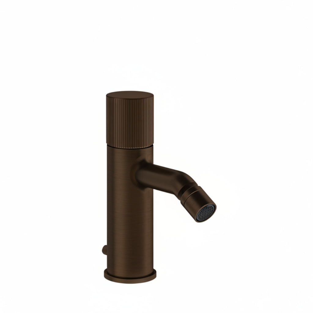 Gessi Habito Rigato rubinetto bidet con scarico 70507- 845 Dark Bronze