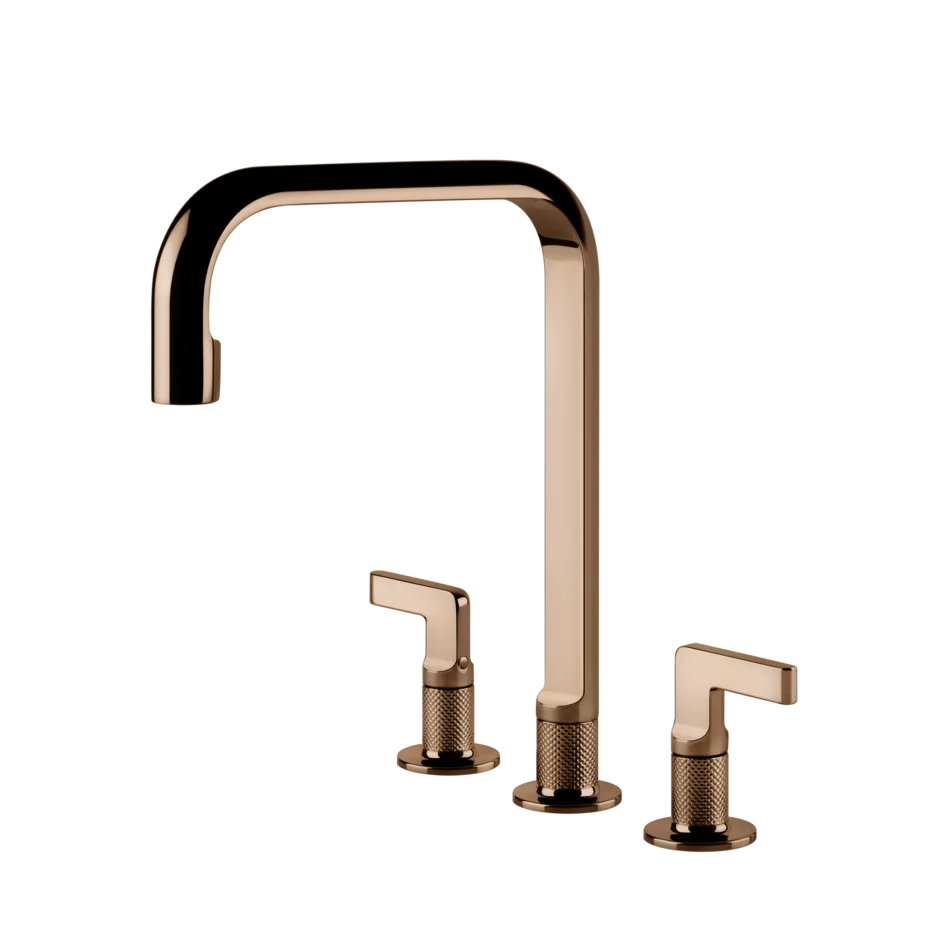Gessi Inciso rubinetto cucina 3 fori con canna girevole 58701