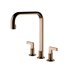Gessi Inciso rubinetto cucina 3 fori con canna girevole 58701