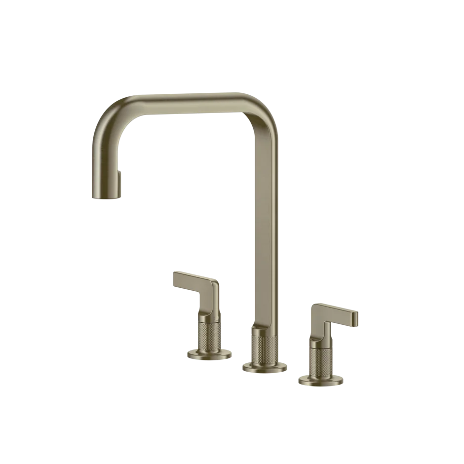 Gessi Inciso rubinetto cucina 3 fori con canna girevole 58701