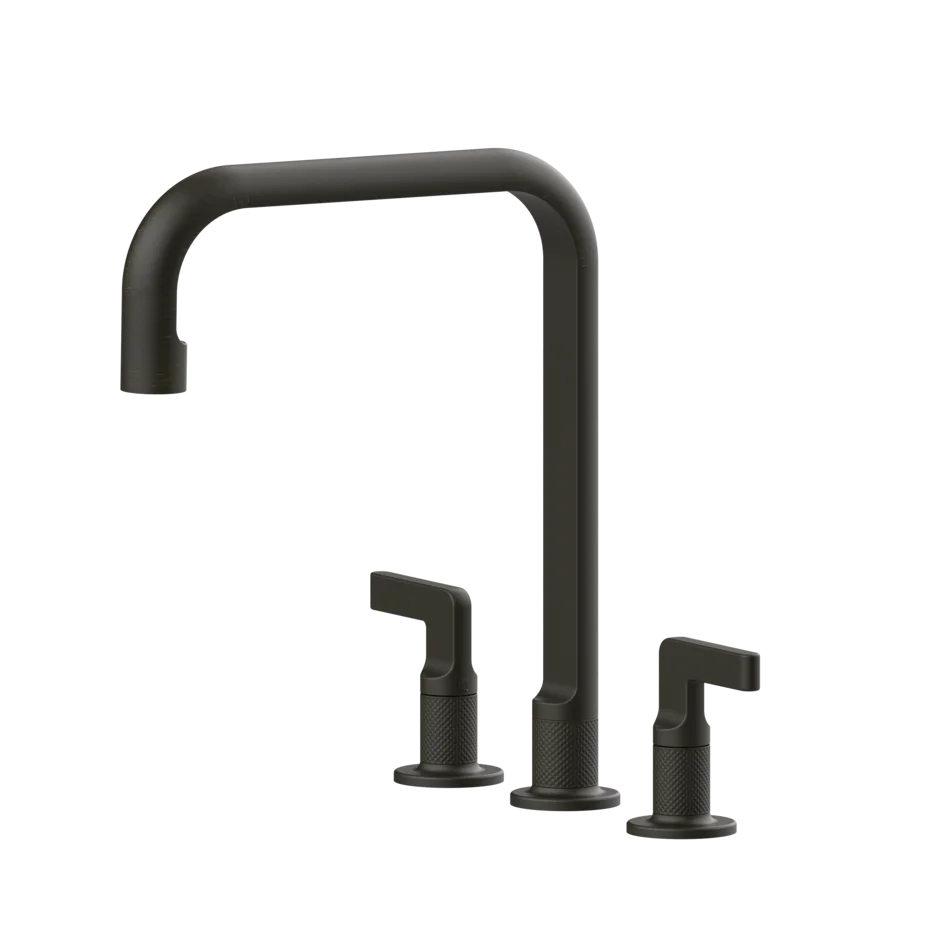 Gessi Inciso rubinetto cucina 3 fori con canna girevole 58701
