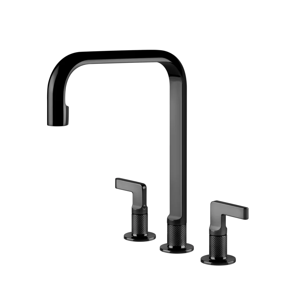 Gessi Inciso rubinetto cucina 3 fori con canna girevole 58701