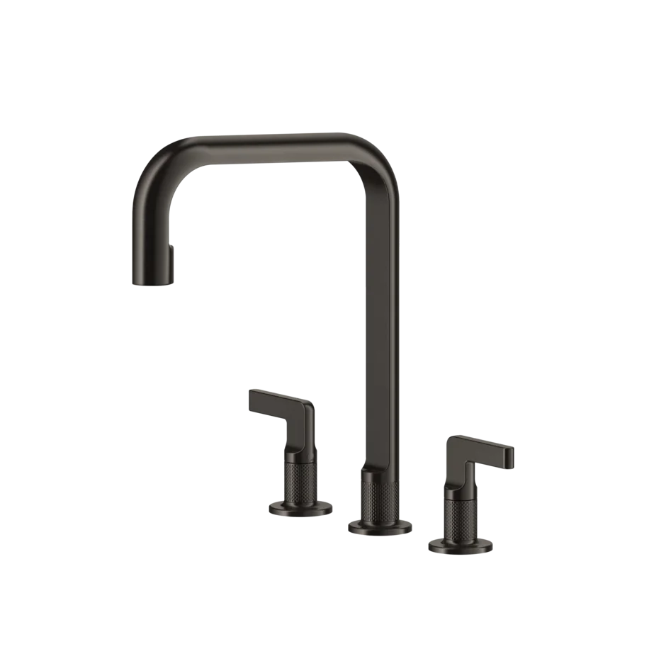 Gessi Inciso rubinetto cucina 3 fori con canna girevole 58701