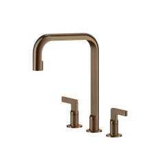 Gessi Inciso rubinetto cucina 3 fori con canna girevole 58701