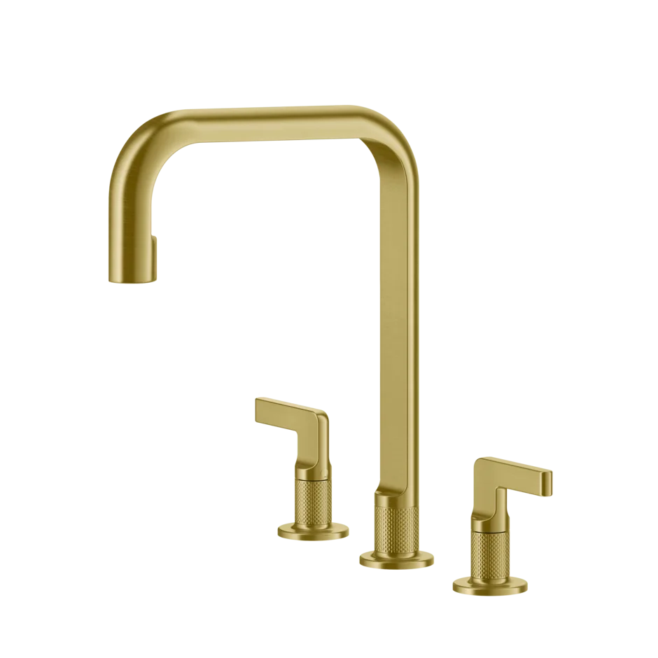 Gessi Inciso rubinetto cucina 3 fori con canna girevole 58701