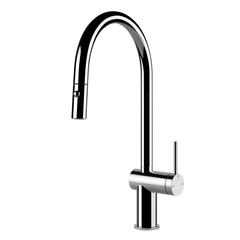 Gessi Inedito rubinetto cucina con doccetta estraibile doppio getto 60413
