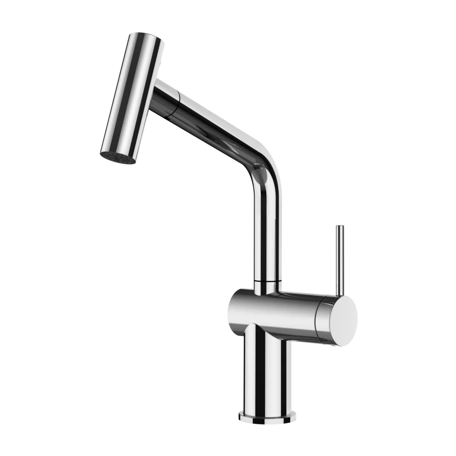 Gessi Inedito rubinetto cucina con doccetta estraibile doppio getto 60425