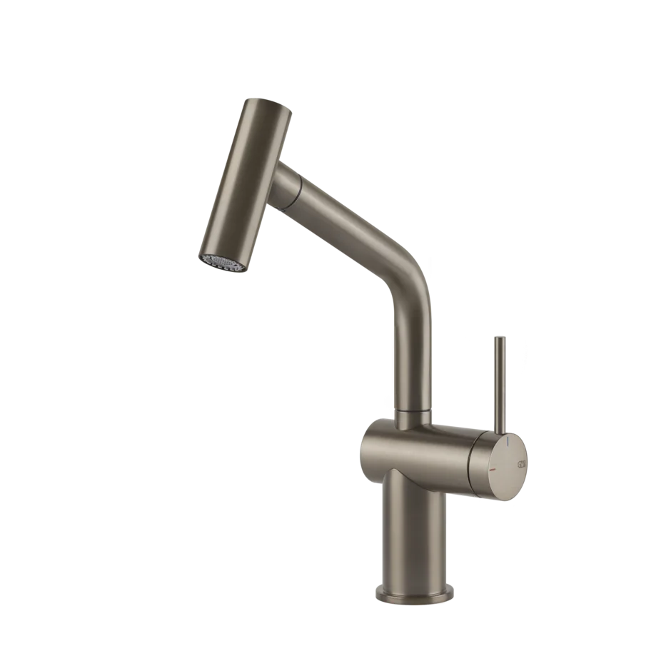 Gessi Inedito rubinetto cucina con doccetta estraibile doppio getto 60425