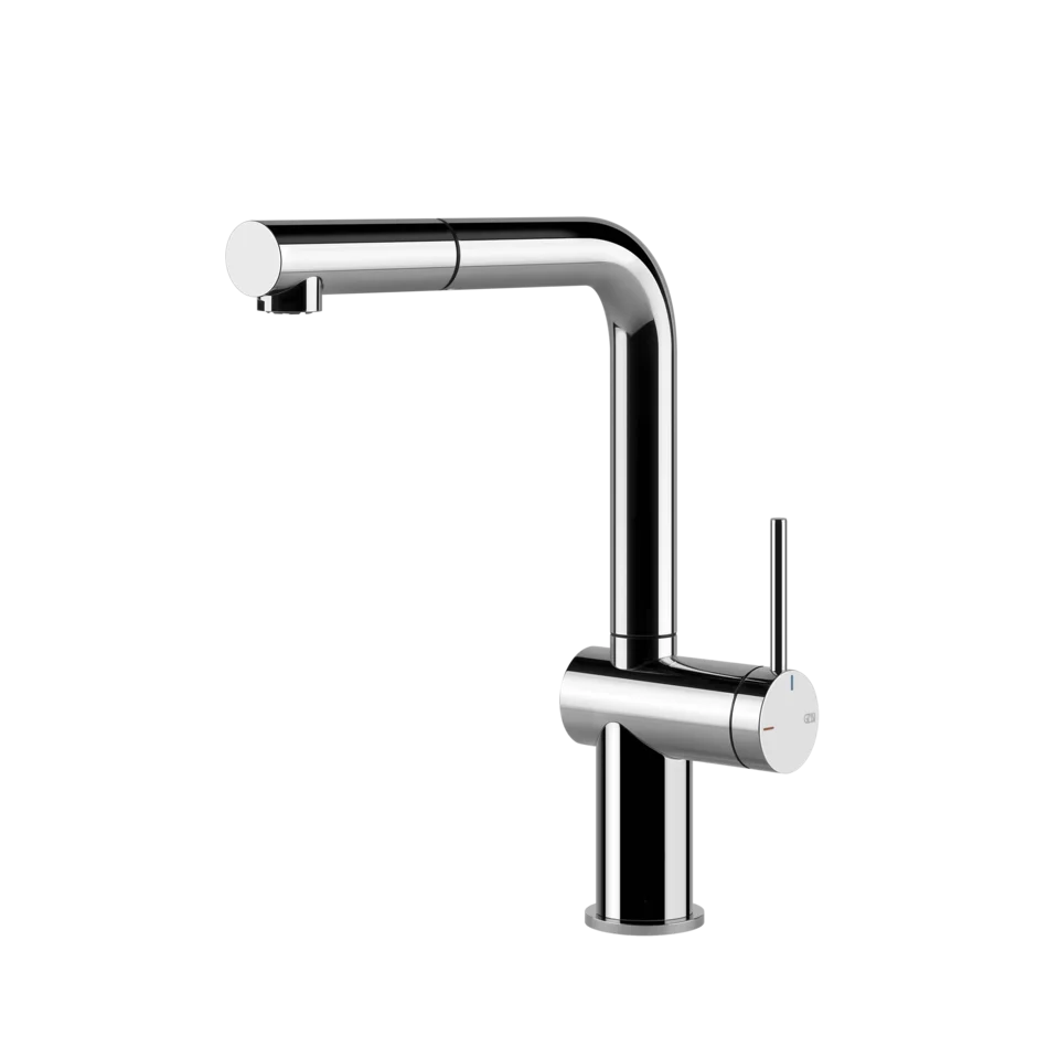Gessi Inedito rubinetto cucina con canna girevole e doccetta estraibile 60433