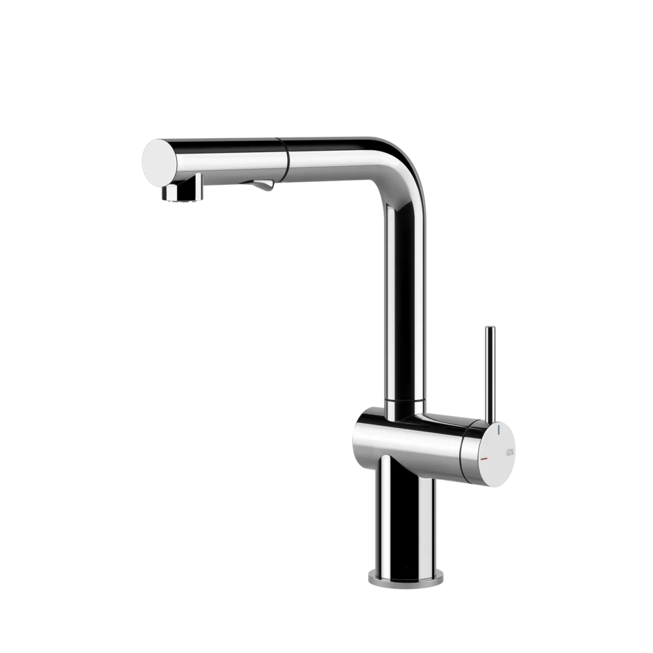 Gessi Inedito rubinetto cucina con doccetta estraibile doppio getto 60435