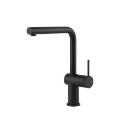 Gessi Inedito knurled kitchen faucet with swivel spout 60471