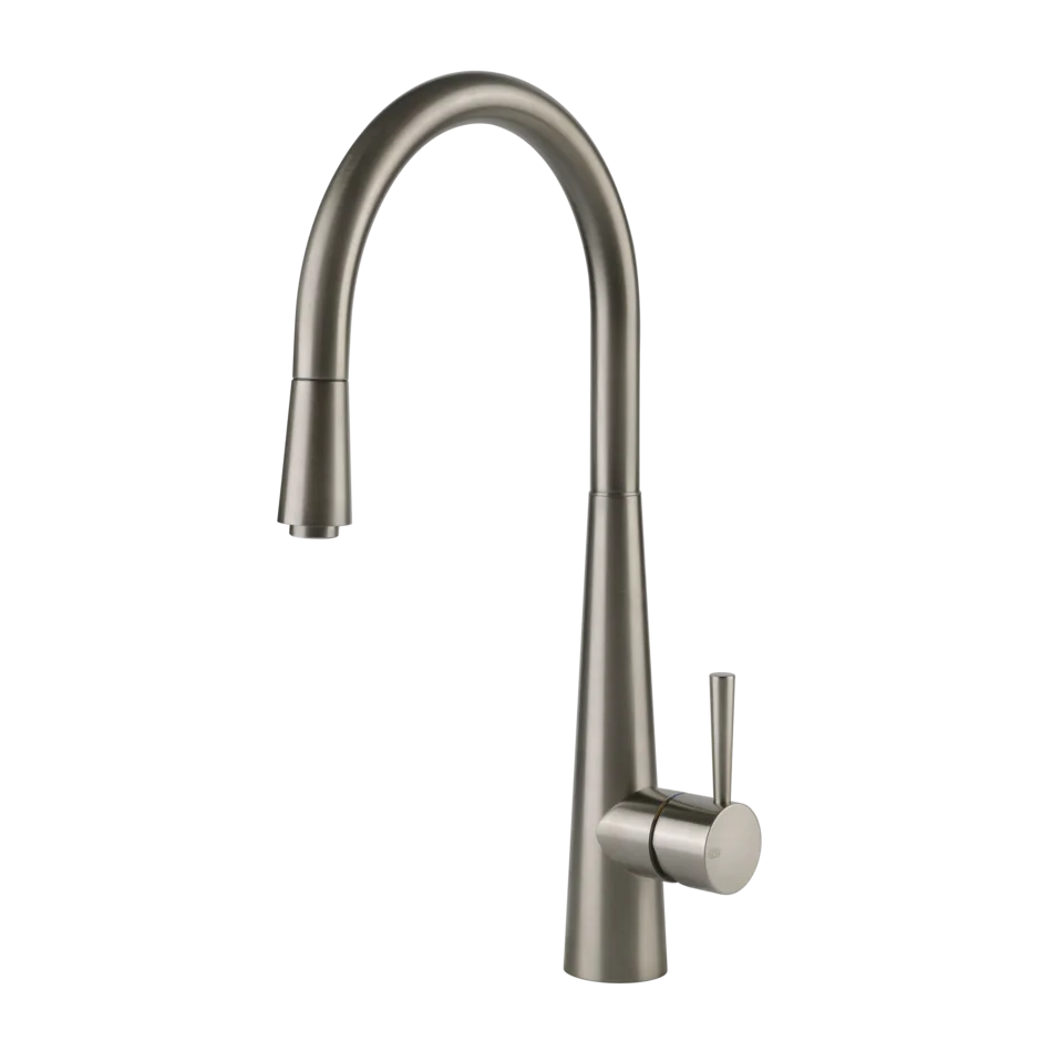 Gessi Just kitchen faucet with swivelling spout and pull-out shower 20577