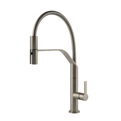 Gessi Mesh rubinetto cucina semi professionale con doccetta estraibile doppio getto 60005