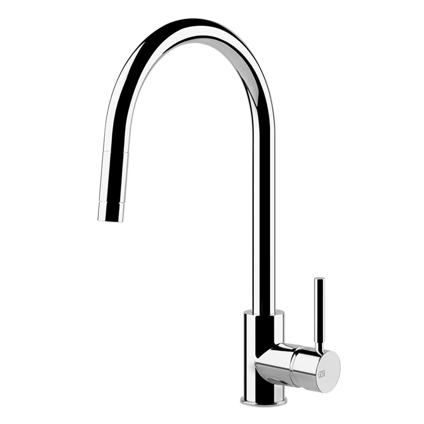 Gessi Neutron rubinetto cucina con doccetta estraibile cromo 17120-031