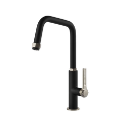 Gessi Officine kitchen faucet with swivelling spout 60051