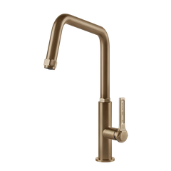 Gessi Officine kitchen faucet with swivelling spout 60051