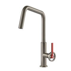 Gessi Officine V kitchen faucet with swivelling spout 60201
