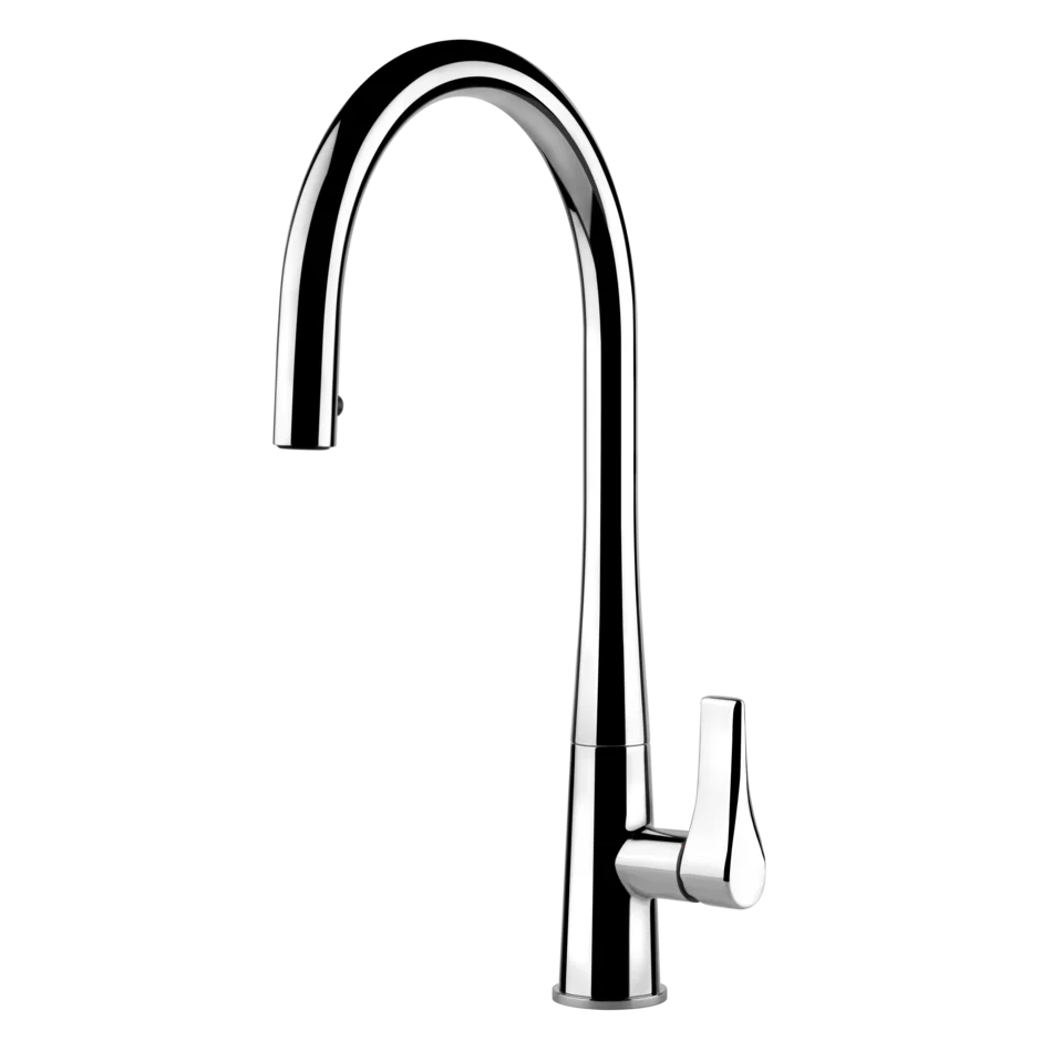 Gessi Proton rubinetto cucina canna girevole e doccetta estraibile 17153