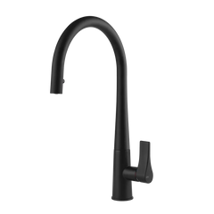 Gessi Proton kitchen faucet with swivelling spout and pull-out shower 17153